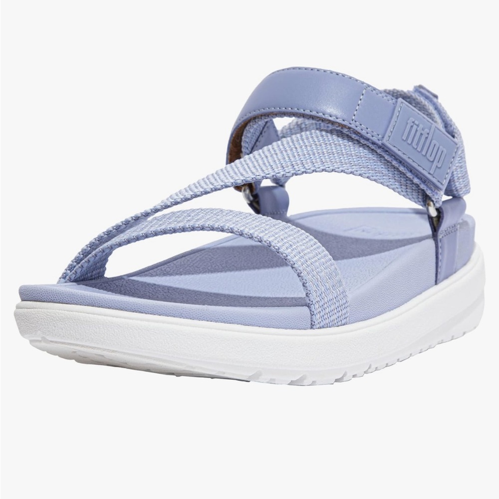 Fitflops Loosh Webbing Z-Strap Wild Lavender Women's Sandals Size 7 - Picture 5 of 11